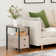 Ashippun 24'' Tall 2 - Drawer Side Table with Storage