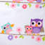 Panneau de rideau occultant imprimé hibou (seulement 1 panneau PC)-2017253354