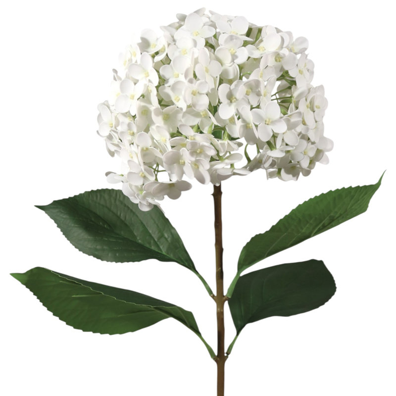 12pc 25" Real Touch Hydrangea Stem 7"dia
