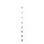 Carillon décoratif en forme d'arrosoir pour l'extérieur - Carillon suspendu pour le jardin, à accrocher aux branches d'arbres ou à décorer dans la cour - 231 cm, doré