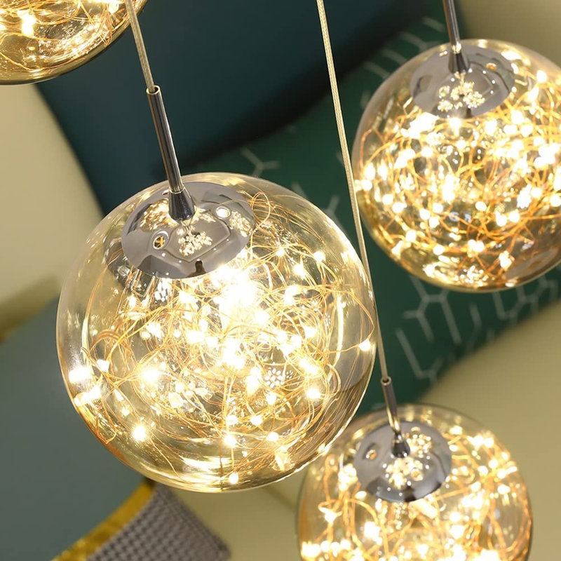 Frica 15 - Light Cluster Pendant, Clear