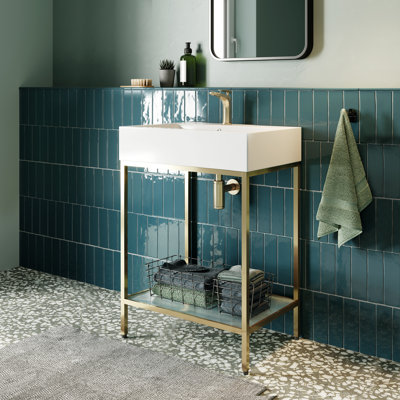 Ensemble de meuble-lavabo autoportant Pierre 24