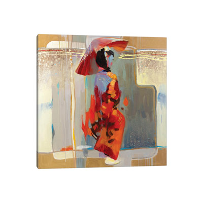 " Shanghai Rain " by Vasyl Khodakivskyi Painting Print