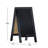 Millworks Wood A-Frame Magnetic Chalkboard Set-Markers, Stencils, and Magnets-75021626