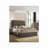 Rustic Gray Oak Finish Bed