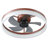 Frauly 19.7 Inch Led Enclosed Low Profile Ceiling Fan With Light-1215559985-1222760577