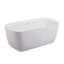 Baignoire de trempage autoportante en fibre de verre 59 po. X 30 po. Cavidan-1735649156