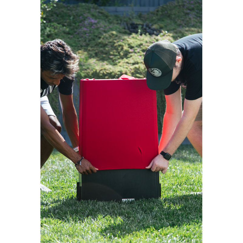 Housse extensible pour poubelle mince 23 gallons Jim Spandex, Rouge