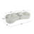 Hession 126" Modern Compression Curved Sectional Sofa-757309405