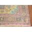 Tapis géométrique bleu traditionnel 6 x 9