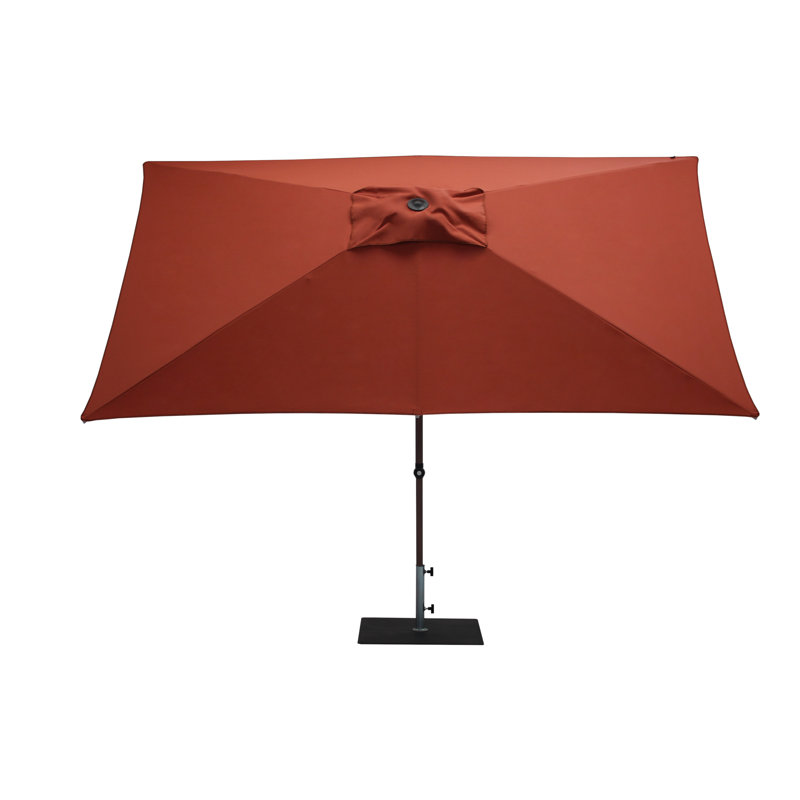 Aolaith 300cm X 200cm Rectangular Market Parasol, Terracotta
