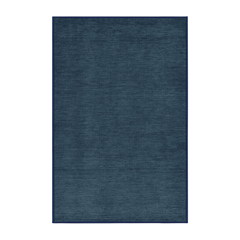 Tapis gris uni lavable à la machine