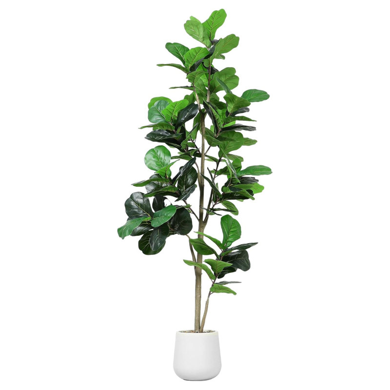 60" Artificial Fiddle Leaf Tree, 84" x 24"