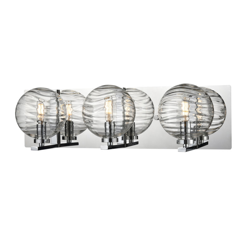 Éclairage pour meuble-lavabo 4 lumières Colombard, Chrome, 3