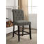 Ensemble de 2 chaises à hauteur de comptoir de style rustique-271984059-271984062