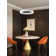 1-Light LED Ring Halo Pendant With Acrylic Diffuser