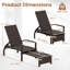 184cm Long Single Chaise
