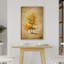 Lettre pour automne automne, impression sur toile encadrée de décorations murales pour chambre à coucher jaune-108345438-108345441
