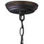 Mini-luminaire suspendu 1 lumière de 10,25 po Talgarth - bronze foncé