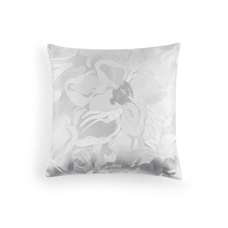 Gardenia Dec Pillow Stone And White