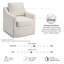 Fauteuil d'appoint pivotant avec housse-2074263390