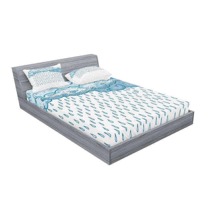Microfiber Sheet Set, Full Sheet Set with Fitted Sheet