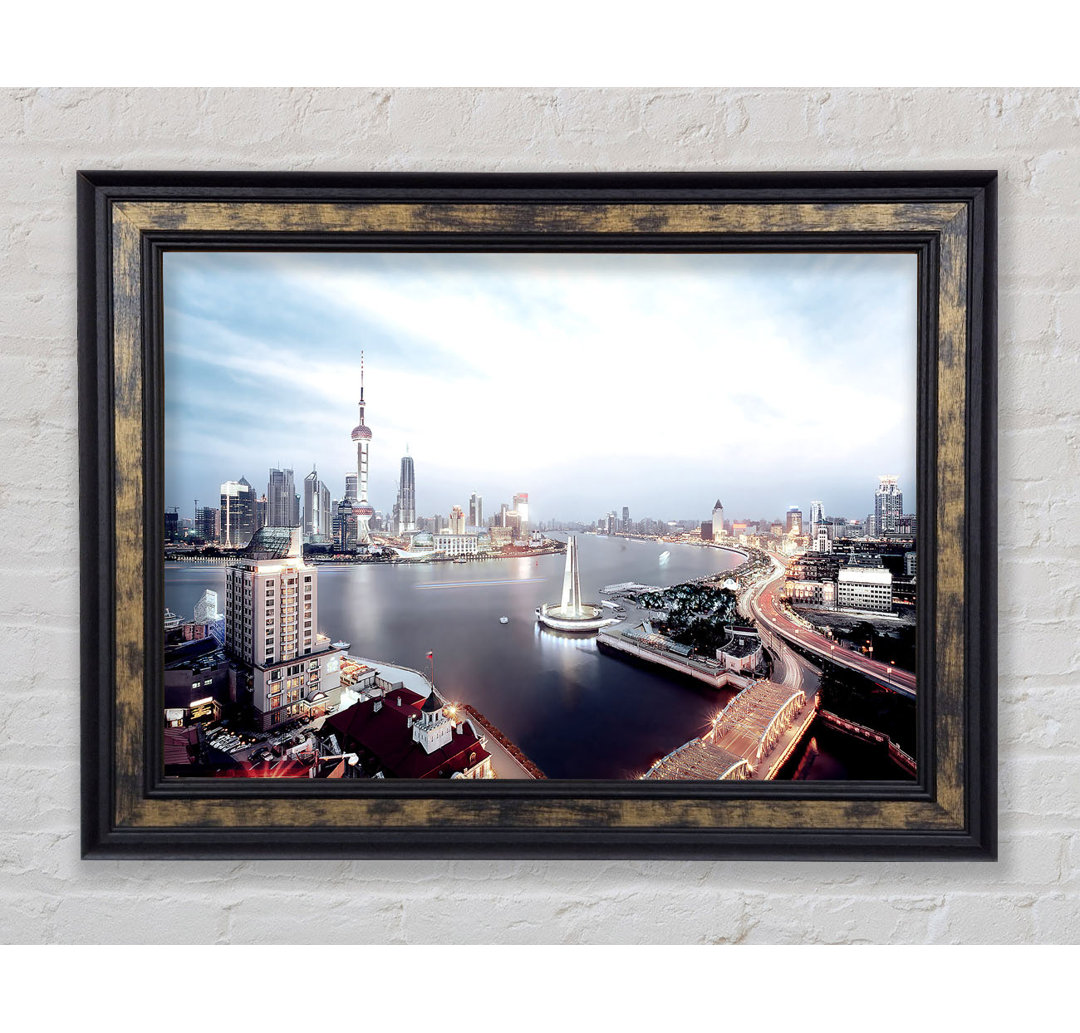 Skyline von Shanghai - Druck