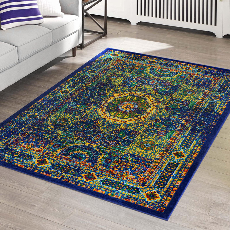 Wedgeworth Oriental Indoor / Outdoor Rug, Rectangle 5'3" x 8'