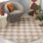 Ebony Hand Tufted Wool Pile Checkered Rug-95854618