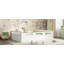 Lit plateforme double pleine grandeur avec garde-corps pleine longueur, base de lit double à profil bas, aucun sommier tapissier requis-462294446-462294447