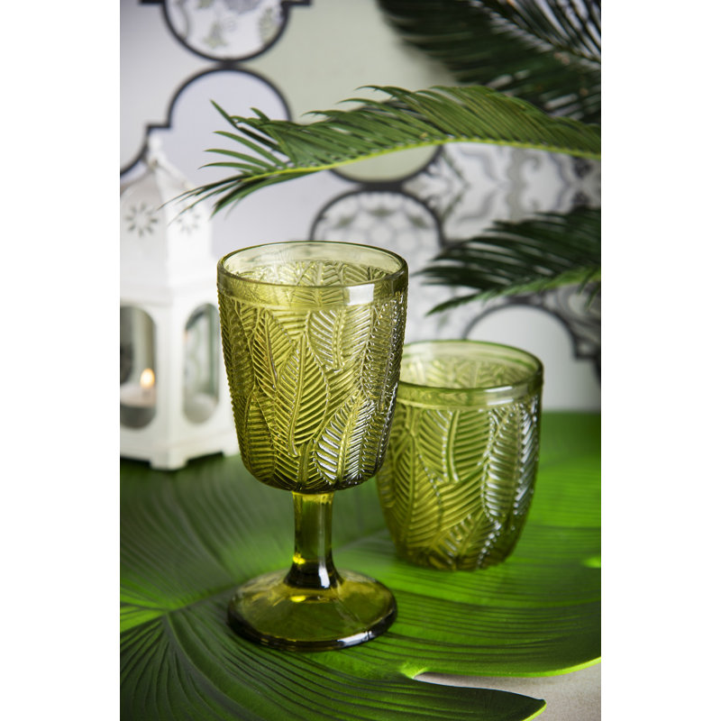 Leaf 300ml Handmade Goblet Set