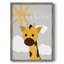 Sunshine Giraffe, reproduction encadrée - bois massif-826515952