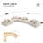 156''Oversized Modular U Shaped Sectional Sofa
