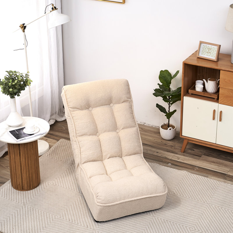 Fauteuil inclinable pour jouer, confortable, réglable, multifonctionnel blanc, pliable, peu encombrant, structure en métal