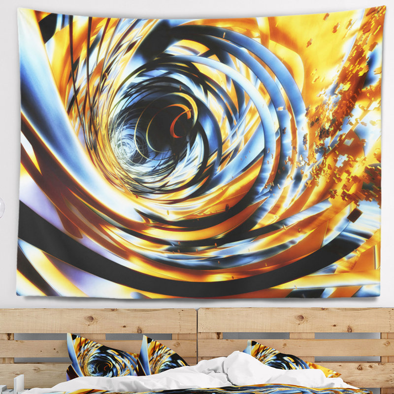 Tapisserie Fractal 3D, H 32 po x l 39 po