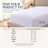 Continental Bedding Terry Waterproof Fitted Mattress Protector with Soft Breathable Surface & 18" Deep Pocket