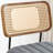 Valerie Set of 2 Swivel Rattan Wooden Fabric Bar Stool-1407000223