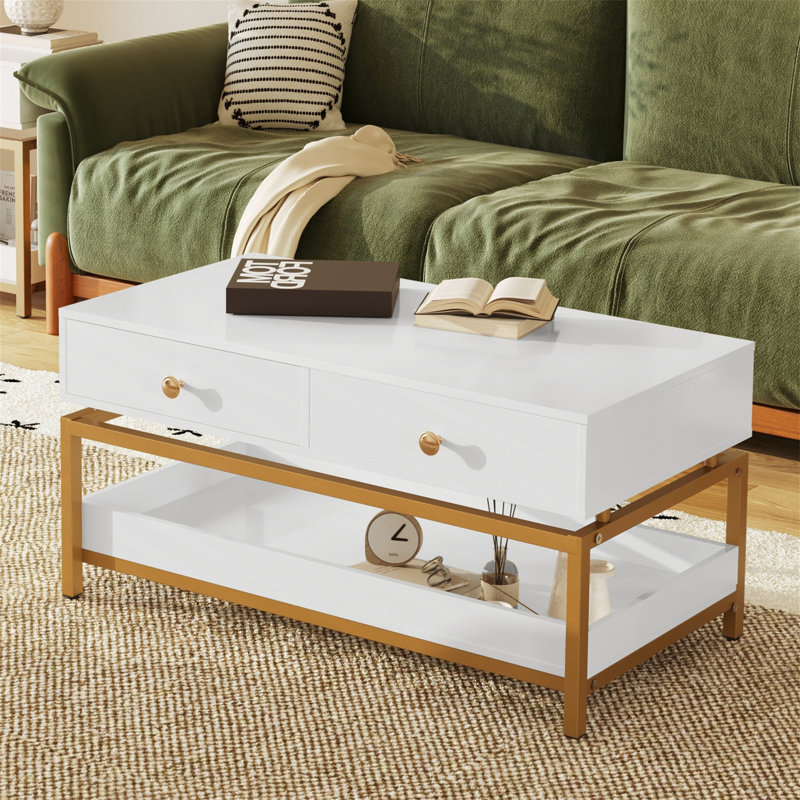 Tables basses pour le salon, Blanc