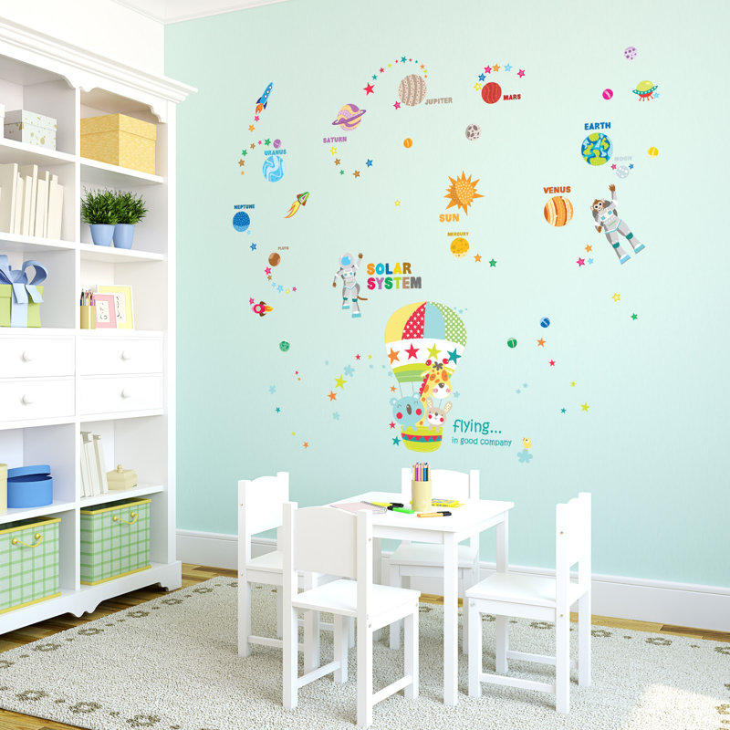 Décalcomanie murale aventure du système solaire Hillrose