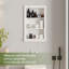 17.5"w X 4"d X 26.4"h Wall Niche Double Shelf Wood Recessed Shower Niche Cabinet Rectangle-1570926998