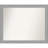 Brushed Nickel Bathroom Vanity Non-Beveled Wall Mirror-244588356