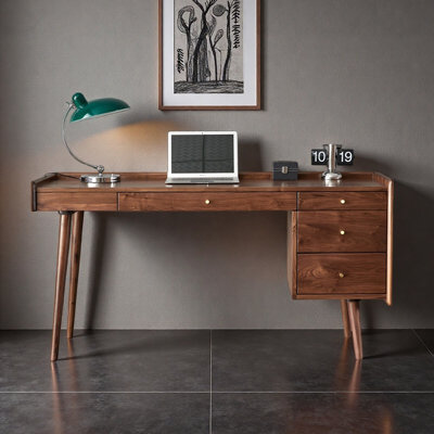 Bureau en bois massif: bureau élégant et solution de bureau