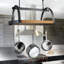 Handcrafted Decor Oval Ceiling Hanging Pot Rack