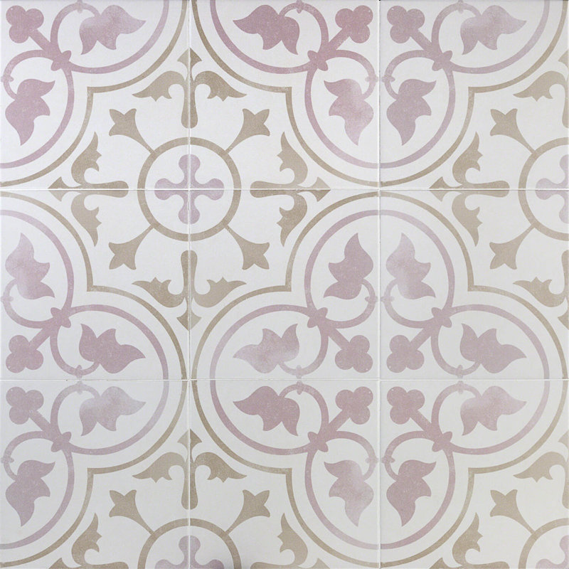 Anabella 9" x 9" Porcelain Field Tile in Tate
