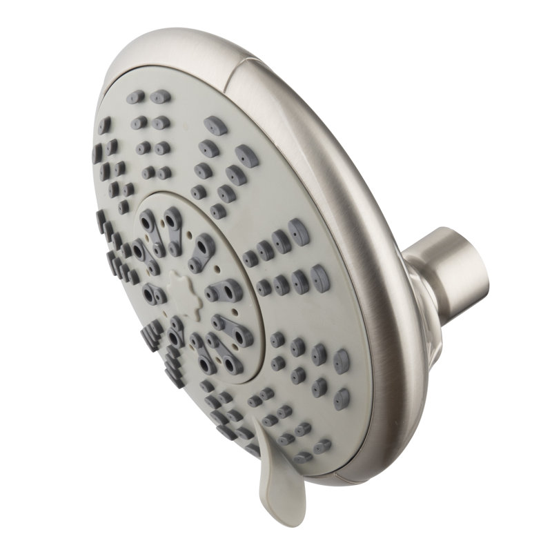 Pomme de douche fixe multi-fonctions, Nickel brossé