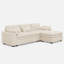 Canapé manuel en L à 3 places avec coussin de siège double amovible Manuel Corduroy-250414995-250414997
