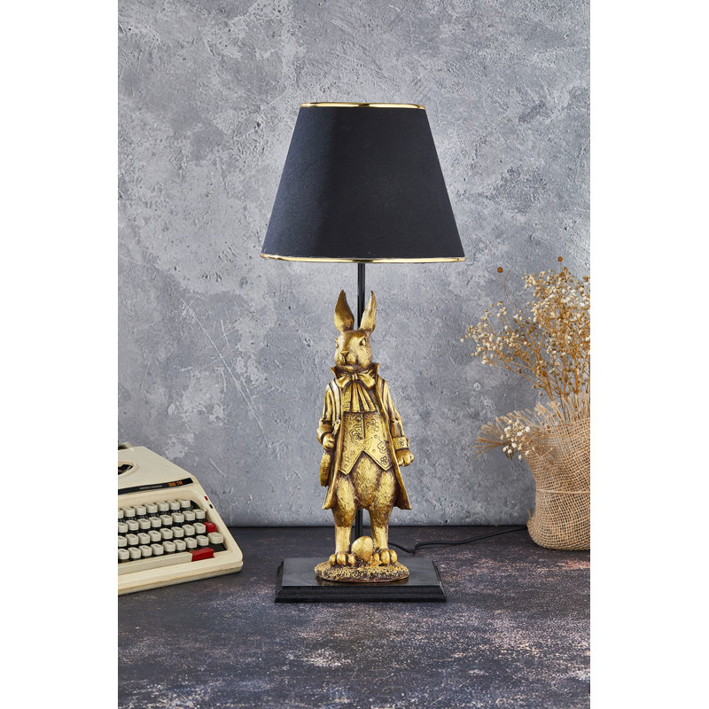 Lampe de table, Or, Noir