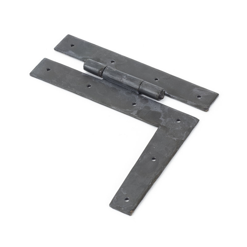 17.5cm H x 17.4cm W Surface Mount Pair Door Hinges, Beeswax