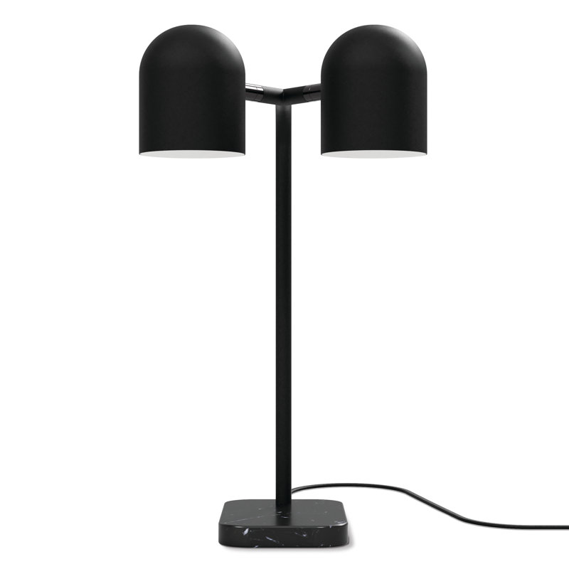 Tandem Table Lamp, Black