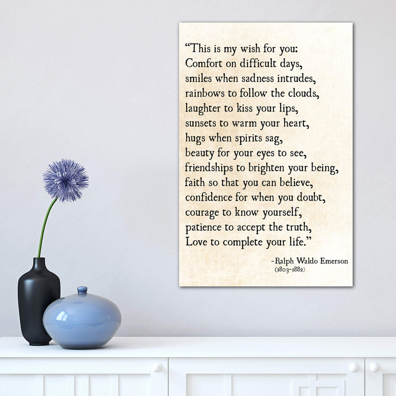My Wish For You by Debbra Obertanec - Wrapped Canvas Print, 30.48 cm H x 45.72 cm W